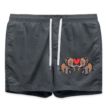 Mammut Paar Valentinstag - Badeshorts - Anthrazit - Vorne - AI Model Male 185 light (185cm)