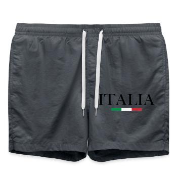Italia, pays du tourisme - Short de bain - charbon - Devant - AI Model Male 185 light (185cm)