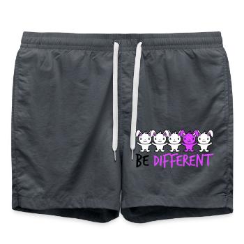 5 Bunny Friends Difference Be Different Different - Swim Trunks - anthracite - Front - AI Model Male 185 light (185cm)