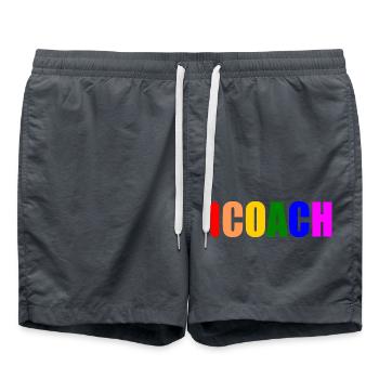 COACH - Short de bain - charbon - Devant - AI Model Male 185 light (185cm)