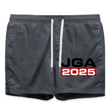 Jga 2025 - Badeshorts - Anthrazit - Vorne - AI Model Male 185 light (185cm)