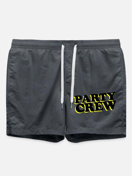 Party Crew - Badeshorts - Anthrazit