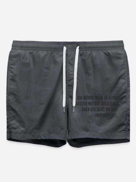 Geistig Duellieren - Badeshorts - Anthrazit