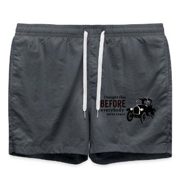I bought this car before everybody went crazy! - Swim Trunks - anthracite - Front - AI Model Male 185 light (185cm)
