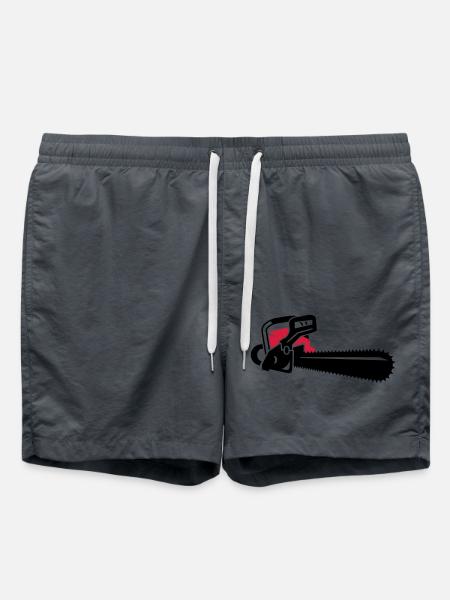A chainsaw - Swim Trunks - anthracite