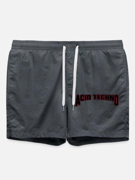 Acid Techno - Swim Trunks - anthracite