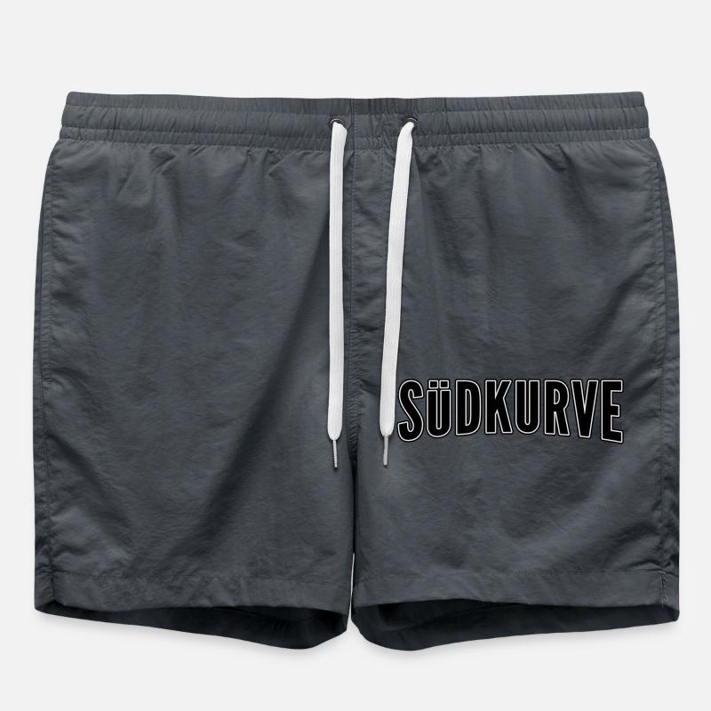 south curve - Swim Trunks - anthracite