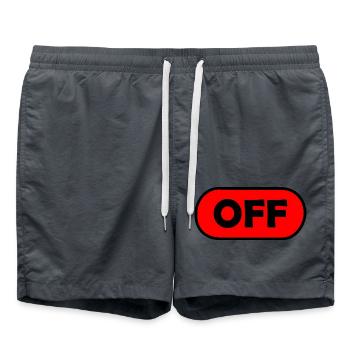 off / aus - Badeshorts - Anthrazit - Vorne - AI Model Male 185 light (185cm)