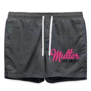 Mother of the Bride - Swim Trunks - anthracite - Front - AI Model Male 185 light (185cm)