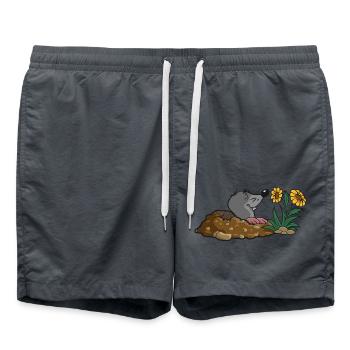 Mole Earth Mole Grêle Fleur Odeur Parfum Sp - Short de bain - charbon - Devant - AI Model Male 185 light (185cm)