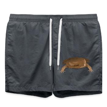 Honeycomb toad frog fans and amphibians lovers - Swim Trunks - anthracite - Front - AI Model Male 185 light (185cm)