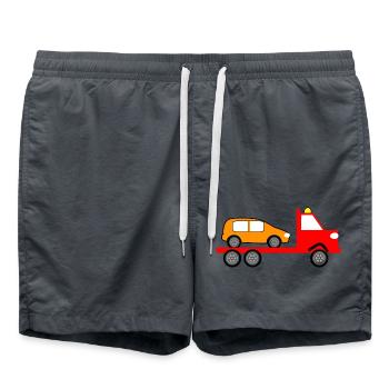 Camion - Short de bain - charbon - Devant - AI Model Male 185 light (185cm)