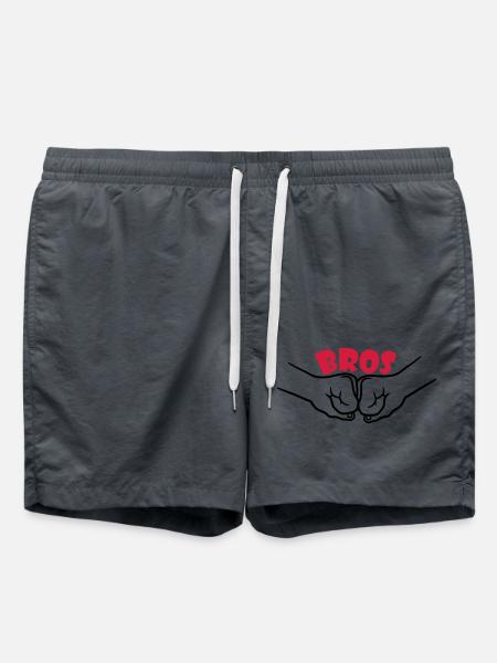 Bros Team Fists - Swim Trunks - anthracite