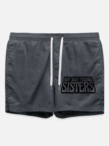 Logo Sisters Friends - Swim Trunks - anthracite