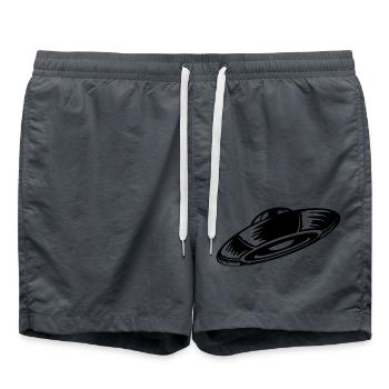 Visitor unidentified flying object - Swim Trunks - anthracite - Front - AI Model Male 185 light (185cm)