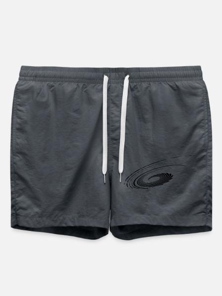 Geometric Planes Parabolas Ellipses Lines - Swim Trunks - anthracite