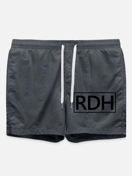RDH stolt registreret tandhygiejnegave - Badeshorts - charcoal