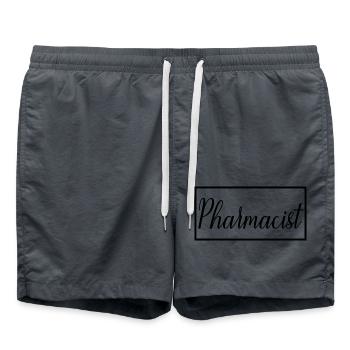 Pharmacist Proud Graduated Pharmacist Student - Swim Trunks - anthracite - Front - AI Model Male 185 light (185cm)