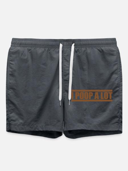 I poop a lot - Swim Trunks - anthracite