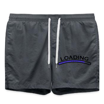loading ladebalken - Badeshorts - Anthrazit - Vorne - AI Model Male 185 light (185cm)