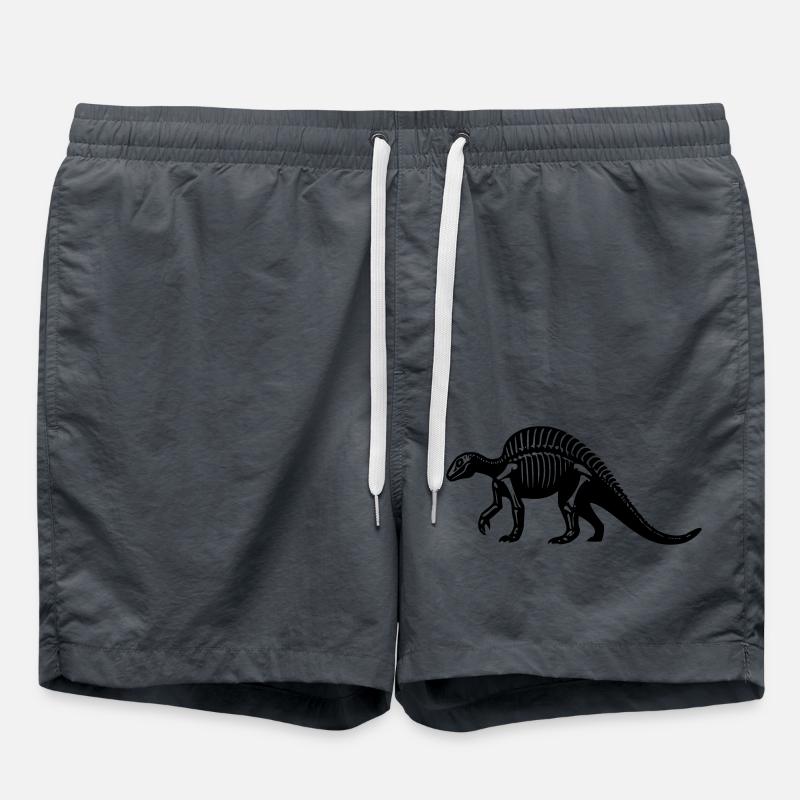 Dinosaur Fossil - Swim Trunks - anthracite