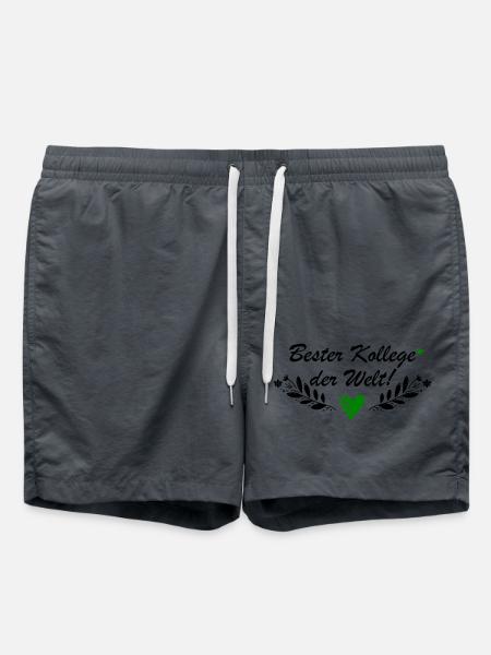 Bester Kollege der Welt - Badeshorts - Anthrazit