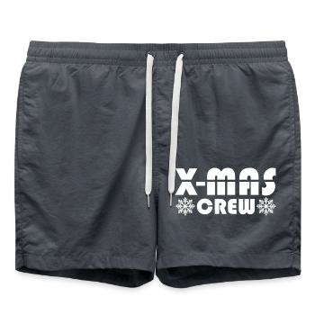Noël de l’équipage de Noël - Short de bain - charbon - Devant - AI Model Male 185 light (185cm)
