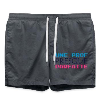 School / Teacher / Teacher / Teacher / Teacher - Swim Trunks - anthracite - Front - AI Model Male 185 light (185cm)