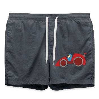 Voiture de course - Short de bain - charbon - Devant - AI Model Male 185 light (185cm)