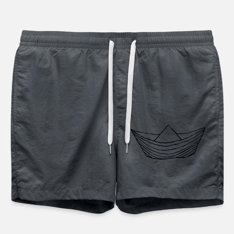 Papierboot - Badeshorts - Anthrazit