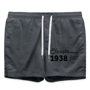 Classic 1938 Limited Edition - Swim Trunks - anthracite - Front - AI Model Male 185 light (185cm)