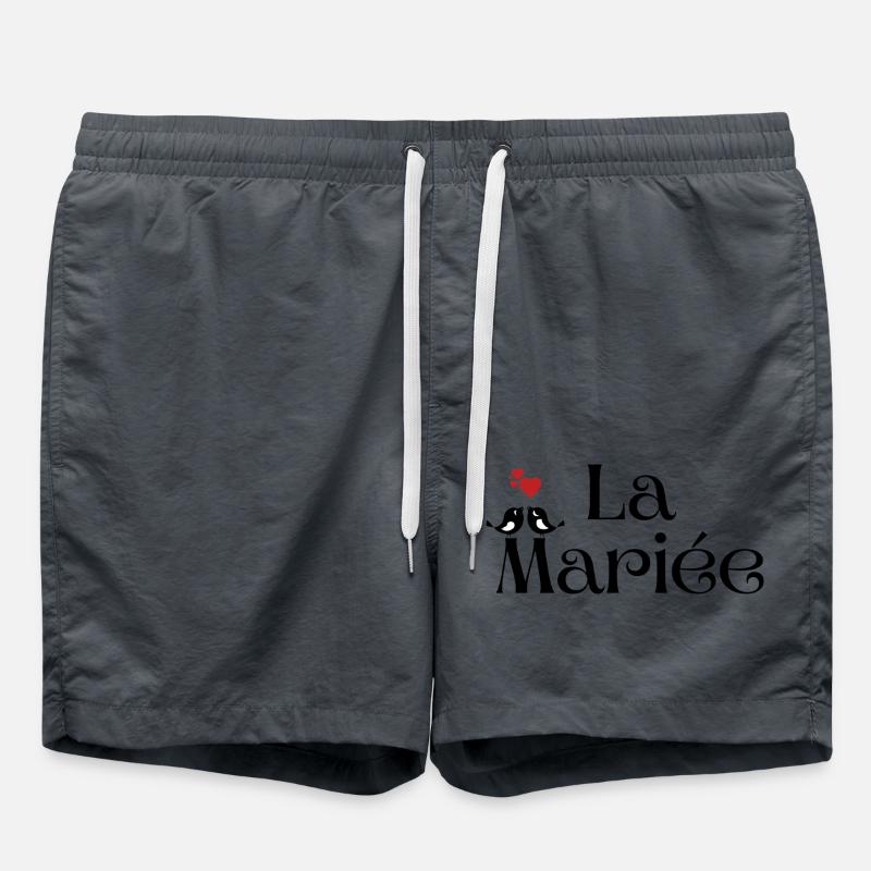 The Bride - Swim Trunks - anthracite