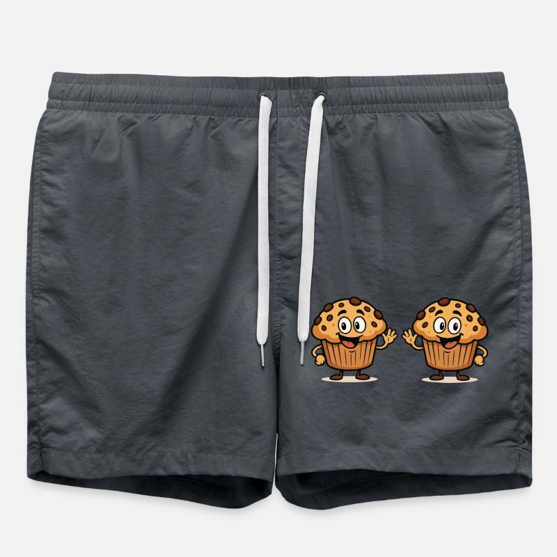 Muffin Comic 2 - Swim Trunks - anthracite
