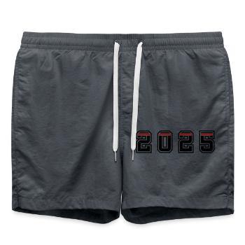 Année 2025 - Short de bain - charbon - Devant - AI Model Male 185 light (185cm)