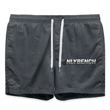 Onlybench grau - Badeshorts - Anthrazit - Vorne - AI Model Male 185 light (185cm)