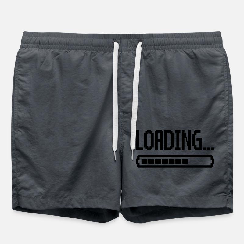 loading bar - Swim Trunks - anthracite