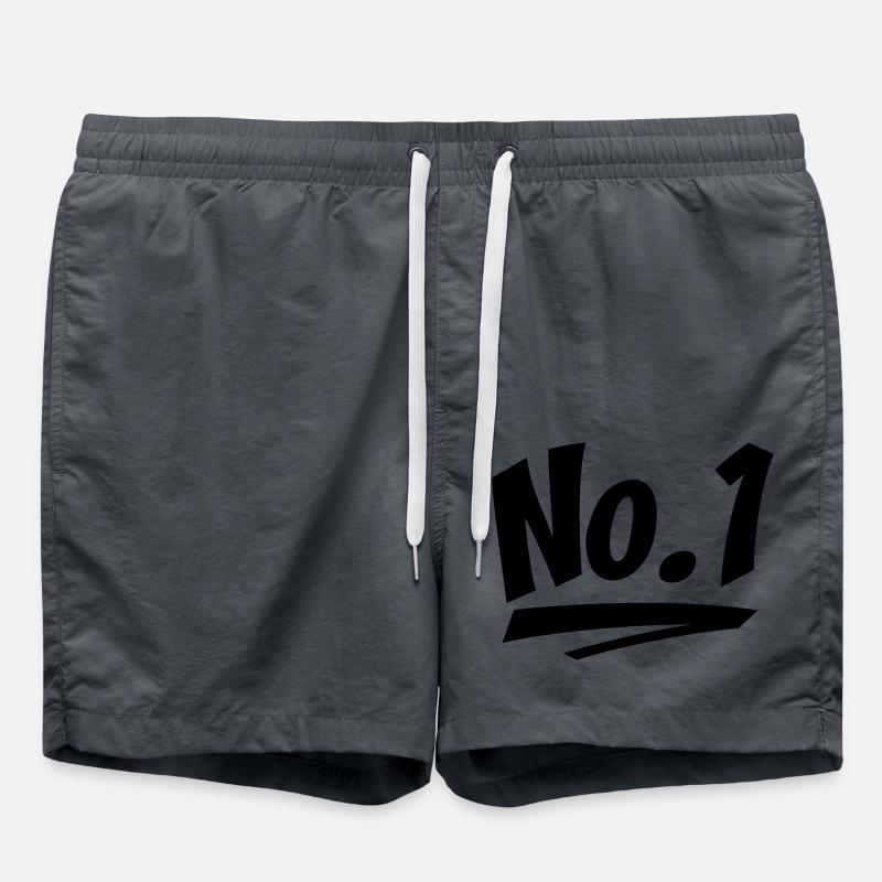 Nummer eins - Badeshorts - Anthrazit