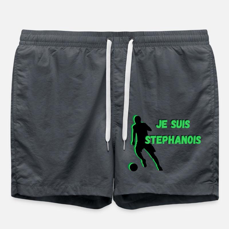 Je suis stéphanois - Short de bain - charbon