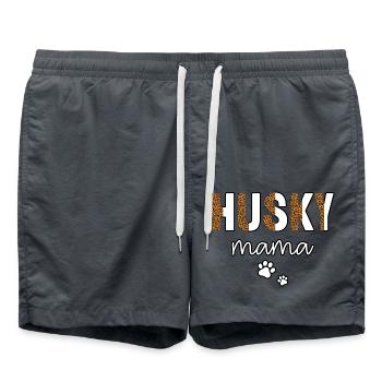 Maman husky - Short de bain - charbon - Devant - AI Model Male 185 light (185cm)