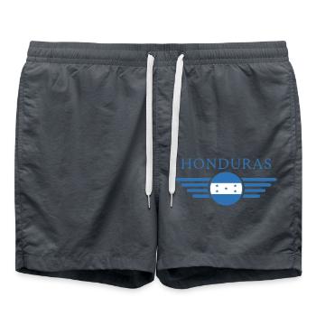 J’aime le Honduras, Style Design T-Shirt - Short de bain - charbon - Devant - AI Model Male 185 light (185cm)