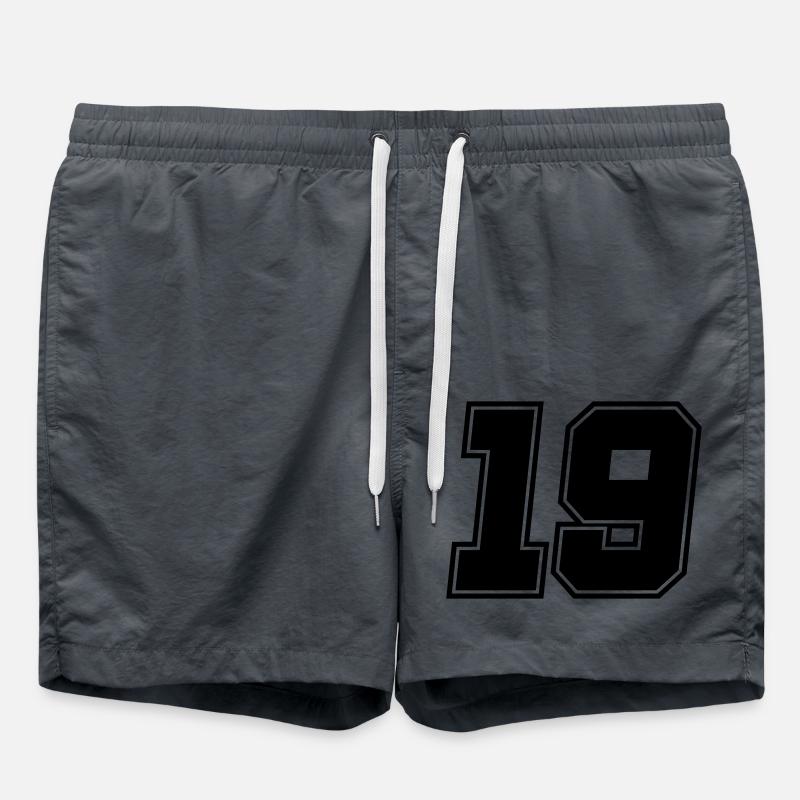 19 - Badeshorts - Anthrazit