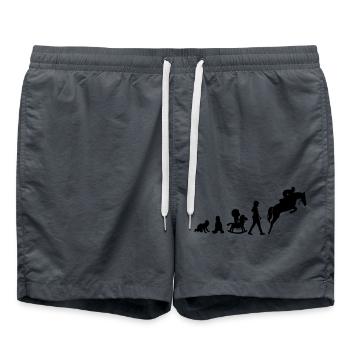 Evolution Springreiter - Badeshorts - Anthrazit - Vorne - AI Model Male 185 light (185cm)