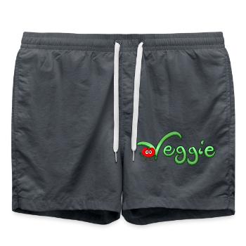 Veggie avec tomate - Short de bain - charbon - Devant - AI Model Male 185 light (185cm)