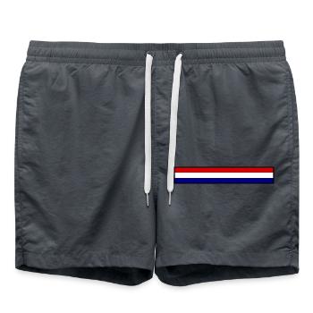 Drapeau Hollande - Short de bain - charbon - Devant - AI Model Male 185 light (185cm)