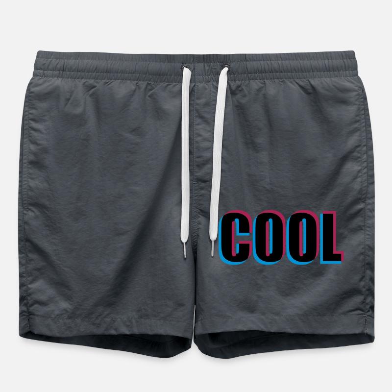 3D effect cool - Swim Trunks - anthracite