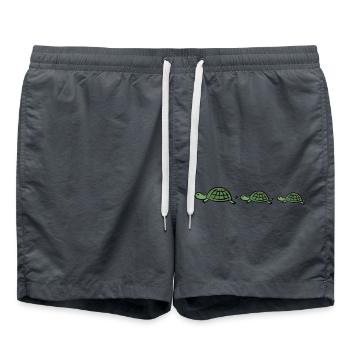 tortoises - Swim Trunks - anthracite - Front - AI Model Male 185 light (185cm)
