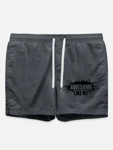Template Awesome Like My - Swim Trunks - anthracite