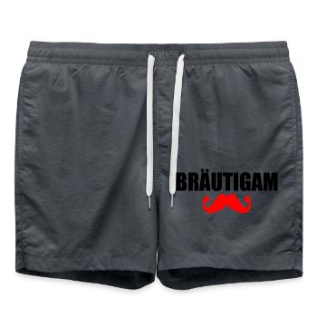 bräutigam - Badeshorts - Anthrazit - Vorne - AI Model Male 185 light (185cm)