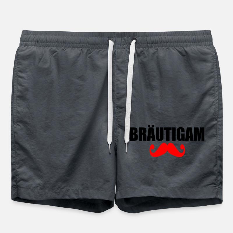 bräutigam - Badeshorts - Anthrazit