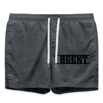 Agent de conception - Short de bain - charbon - Devant - AI Model Male 185 light (185cm)